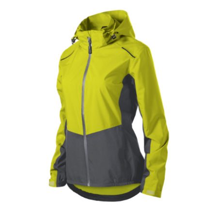 Malfini softshell női dzseki Rainbow 105 neon sárga-acélszürke