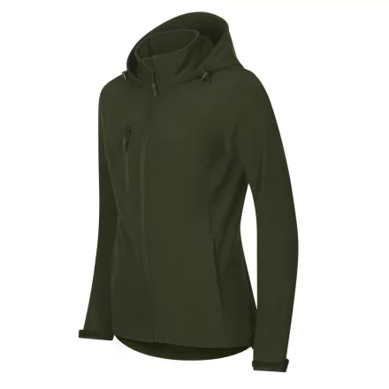 Malfini női softshell kabát Trail 280 military