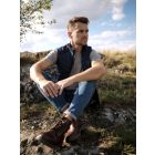 Malfini mellény Cross tengerkék