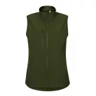 Malfini női softshell mellény Trail 280 military