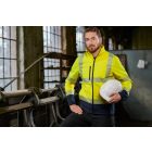 Rimeck láthatósági softshell kabát Drop HV fluo-sárga-tengerkék