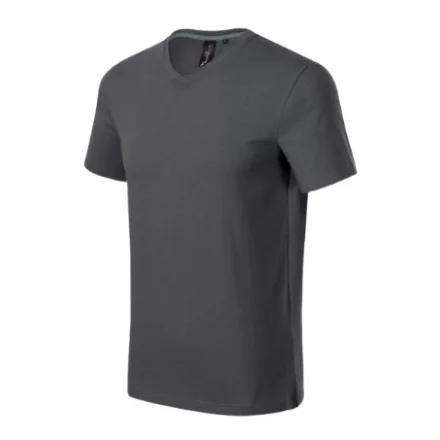 Malfini póló Action V-Neck 180 világos antracit