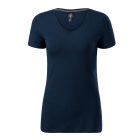 Malfini női póló Action V-Neck 180 tengerkék