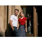 Malfini női póló Action V-Neck 180 piros