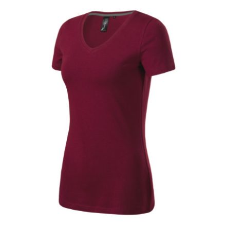 Malfini női póló Action V-Neck 180 garnet