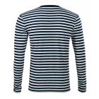 Malfini hosszú ujjú póló Sailor 150 tengerkék-fehér