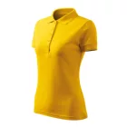 Malfini női galléros póló Pique Free 200 sárga