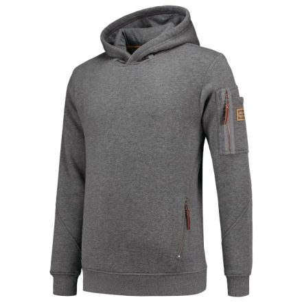 Tricorp pulóver Premium Hooded 300 melírozott szürke