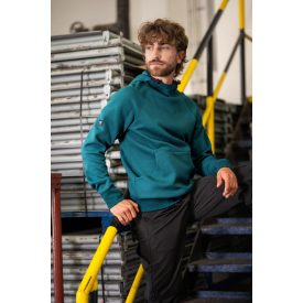 Rimeck pulóver Vertex Hoodie 300 petrol kék