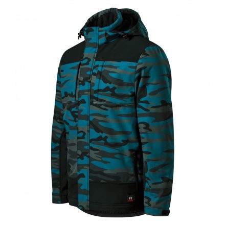 Rimeck téli softshell kabát Vertex Winter 320 terepszín petrol-fekete
