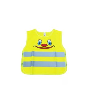 Amio láthatósági gyerek mellény Smile UV sárga