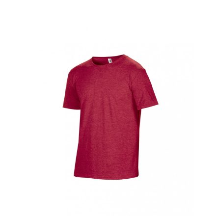 Anvil póló Tri-Blend Tee 159 melírozott piros