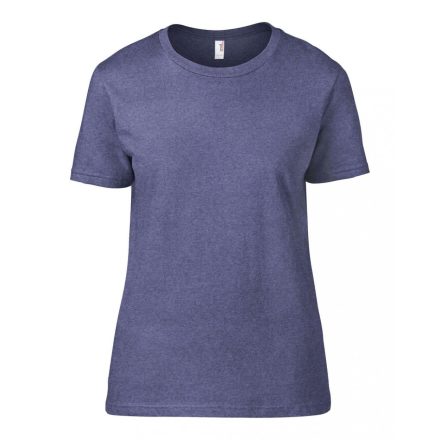 Anvil női póló Fashion Basic Tee 150 melírozott kék