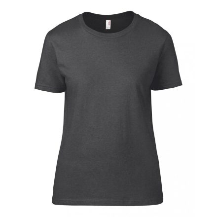 Anvil női póló Fashion Basic Tee 150 melírozott sötétszürke