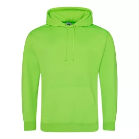 AWDis pulóver Electric Hoodie 280 neon zöld