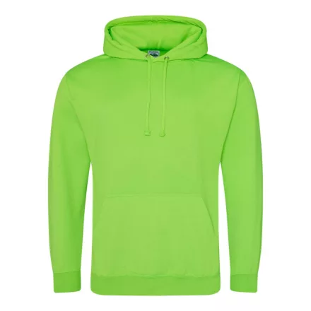 AWDis pulóver Electric Hoodie 280 neon zöld