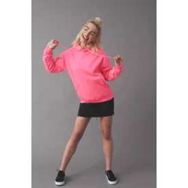 AWDis pulóver Electric Hoodie 280 neon pink