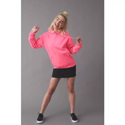 AWDis pulóver Electric Hoodie 280 neon pink