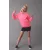 AWDis pulóver Electric Hoodie 280 neon pink