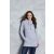 AWDis női pulóver-ruha Longline 280 melírozott szürke