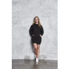 AWDis női pulóver-ruha Longline 280 fekete