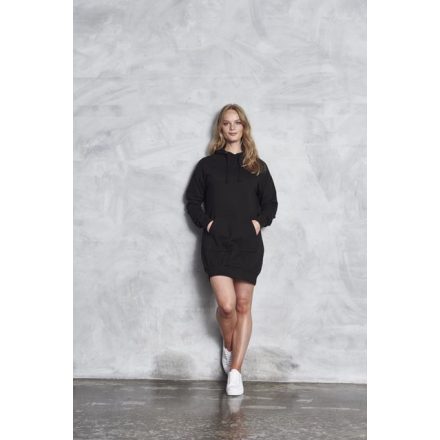 AWDis női pulóver-ruha Longline 280 fekete