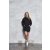 AWDis női pulóver-ruha Longline 280 fekete