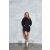 AWDis női pulóver-ruha Dress 280 fekete