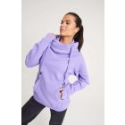 AWDis pulóver Cross Neck Hoodie 330 digitális levendula