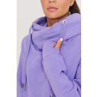 AWDis pulóver Cross Neck Hoodie 330 digitális levendula