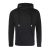 AWDis pulóver Cross Neck Hoodie 330 fekete