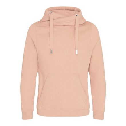 AWDis pulóver Cross Neck Hoodie 330 barack