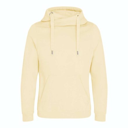 AWDis pulóver Cross Neck Hoodie 330 vanília