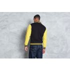 AWDis pulóver Varsity 330 fekete-napsárga