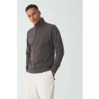 AWDis pulóver Sophmore ¼ Zip 280 ébenszürke