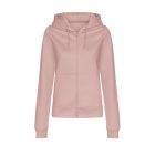 AWDis női pulóver College Zoodie 280 dusty pink