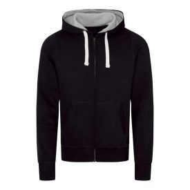 AWDis pulóver Heavyweight Hoodie 400 fekete