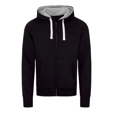 AWDis pulóver Heavyweight Hoodie 400 fekete