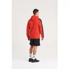 AWDis pulóver Sports Zoodie 200 tűzpiros-fekete