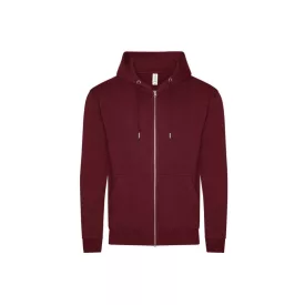 AWDis pulóver Organic Zoodie 280 bordó