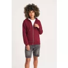 AWDis pulóver Organic Zoodie 280 bordó