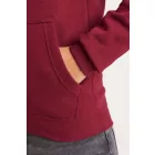 AWDis pulóver Organic Zoodie 280 bordó