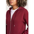 AWDis pulóver Organic Zoodie 280 bordó