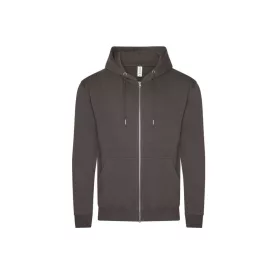 AWDis pulóver Organic Zoodie 280 ébenszürke