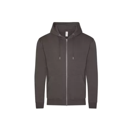 AWDis pulóver Organic Zoodie 280 ébenszürke