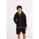 AWDis pulóver Organic Zoodie 280 fekete