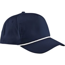   Beechfield baseball sapka Rope Detail Golf 5P tengerkék-fehér