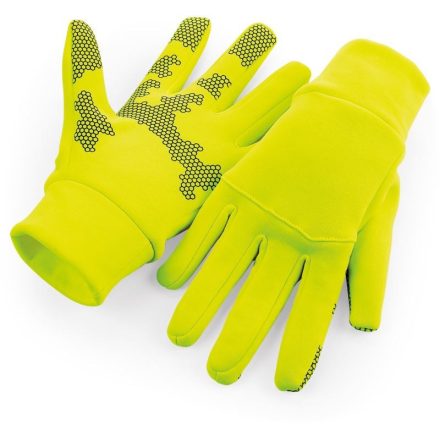 Beechfield kesztyű Softshell Sports Tech fluo-sárga