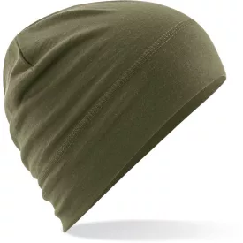 Beechfield sapka Merino Beanie military