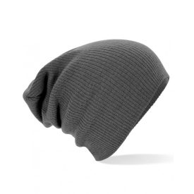 Beechfield sapka Slouch Beanie füstszürke